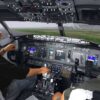 Boeing 737-800 Flight Simulator Flight Deck