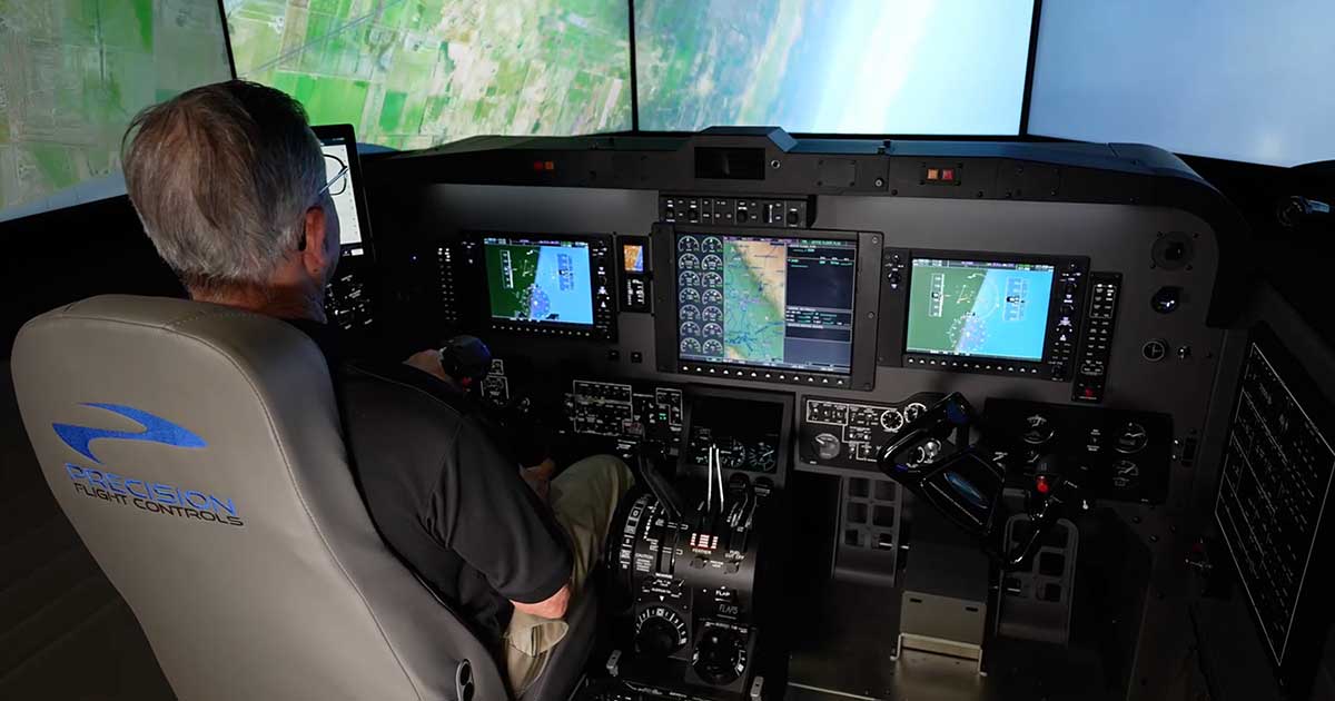 aircraft upset recovery training in flight simulator