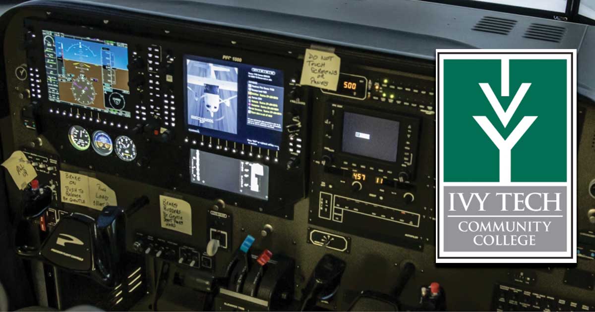 Flight Sc&tech Ivy Tech Receives Donated Flight Simulator