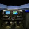 Piper Seminole flight simulator cockpit