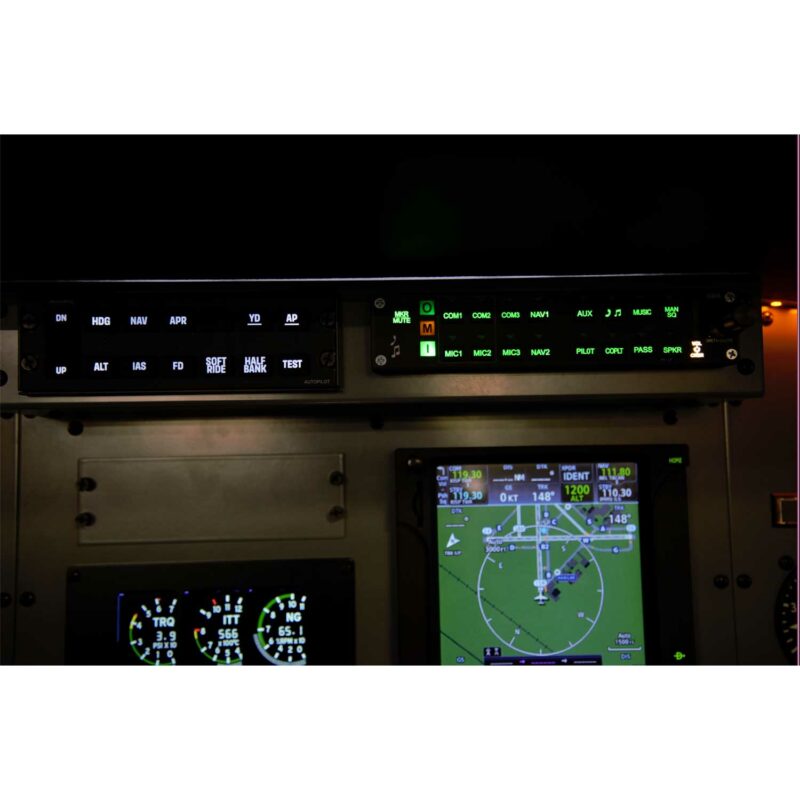 PC-12 Autopilot and Audio Panel