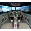 PC-12 simulator making right turn