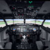 Boeing 737-800 Flight Simulator Flight Deck