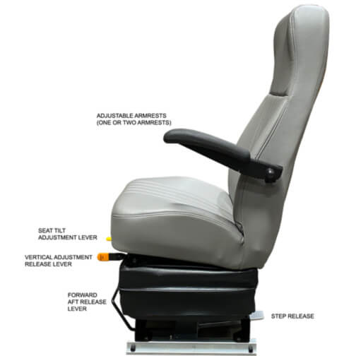 FlightCrew Seat w/ Adjustable Base